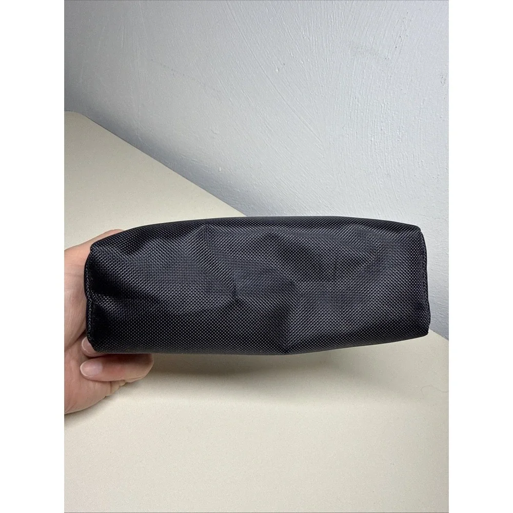 TUMI For Delta Pouch Travel Case Nylon Cosmetic Bag Empty Black 4,5